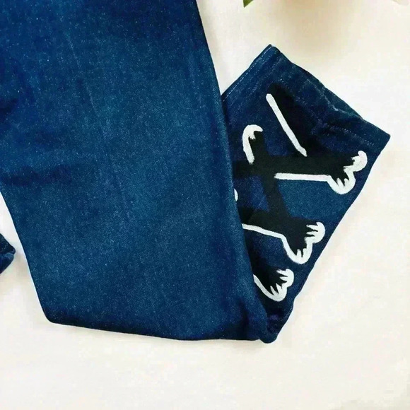 NWT Vintage Lee Highrise “Mom” Marilyn Monroe Handpainted Retro Jeans Size 30/34 - Picture 11 of 15